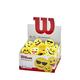 Wilson Vibration Dampeners with Emoji Motifs, 50-Pack, Yellow/Black, WR8404901001