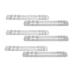 bedCLAW Anti-Wobble Bed Rail Shims, Set of 6 Steel Spacers for Loose Hook-On Side Rails Metal | 5.5 H x 0.875 W in | Wayfair HBWOBSHM_SO6