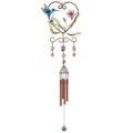 Arlmont & Co. Afra Hummingbird Wind Chime Resin/Plastic | 33 H x 5.5 W x 4 D in | Wayfair 5FA7710809854B2A9810E84F9206E12F