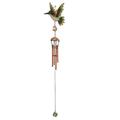 Arlmont & Co. Aether Hummingbird Wind Chime Resin/Plastic/Copper in Green | 24 H x 4.5 W x 4 D in | Wayfair 68BE0A048EC74A46929DE2CB4CB5BAD6