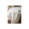 Sous Nappe Ronde, Ovale ou Rectangle Dimensions au Choix, Protection de Table Blanc de MadeInNature