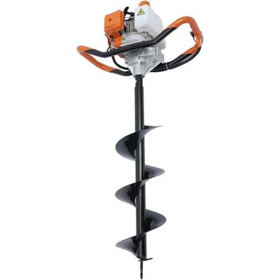 Senderpick - 52CC 2 Takt Erdlochbohrer Erdbohrgerät Kit Pfahlbohrer Erdbohrer Pfahlbohrer Benzin + Image