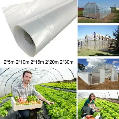 Film plastique transparent pour serre végétale culture agricole jardinage intérieur et culture