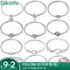 CodeMonkey authentique 100% 925 en argent Sterling classique serpent chaîne Bracelet & Bracelet pour