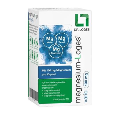 Magnesium-Loges vario 100 mg Kapseln 120 St Image