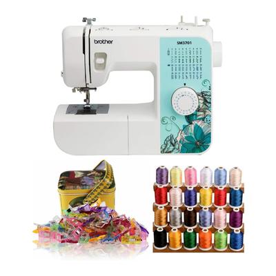 Brother 37-Stitch Sewing Machine with Sewing Clips Bundle
