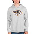 Men's Antigua Heathered Gray Nashville Predators Absolute Pullover Hoodie