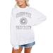 Women's Gameday Couture White Mississippi State Bulldogs Trendspotter Perfect Crewneck Pullover Lightweight Sweatshirt