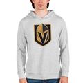 Men's Antigua Heathered Gray Vegas Golden Knights Absolute Pullover Hoodie