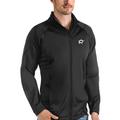 Men's Antigua Black Dallas Stars Links Full-Zip Golf Jacket