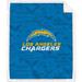 Powder Blue Los Angeles Chargers Delta Logo 50" x 60" Blanket