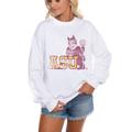 Women's Gameday Couture White Arizona State Sun Devils Run It Back Perfect Crewneck Pullover Sweatshirt