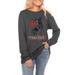 Women's Gameday Couture Charcoal Texas Tech Red Raiders Tailgate Club Luxe Boyfriend Long Sleeve T-Shirt