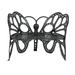 Butterfly Bench Black - Flower House FHBFB06