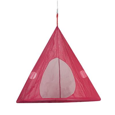 5FT Dia Hammock TearDrop Hanging Chair- Red - Flower House FHTDRD