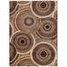 Liora Manne Marina Circles Indoor/Outdoor Rug by Trans-Ocean Import in Brown (Size 39" X 59")