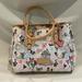 Dooney & Bourke Bags | Disney Dooney & Bourke Disney Sketch 2014 Large Tote | Color: Pink/White | Size: 14” Length X 11” Height X 6” Width