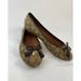 Coach Shoes | Coach Benni Signature Jacquard Brown/Khaki Ruby Flats Nib | Color: Brown/Tan | Size: 6