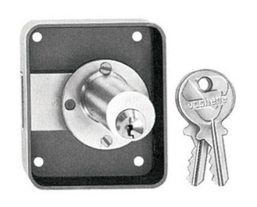 Serrure de sûreté V135 60 x 40 mm gauche cylindre 20 x 28 mm VACHETTE 11715000