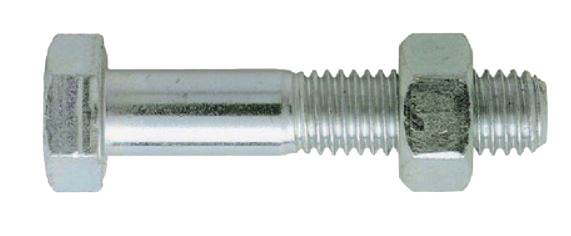 Boulon à tête hexagonale acier zingué blanc - classe 8.8 DIN 931/934 8X60 BTE100 ULTIMA AFB9888060