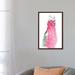 East Urban Home Fuschia Feathers by Albina Bratcheva - Wrapped Canvas Print Canvas, Cotton in Green/Pink/White | 26 H x 18 W x 1.5 D in | Wayfair
