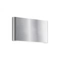 Kuzco Lighting 5.5" H Integrated LED Frosted Glass Outdoor Flush Mount Aluminum/Glass/Metal in Gray | 5.5 H x 9.875 W x 1.625 D in | Wayfair