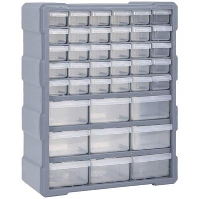 Multi-Schubladen-Organizer mit 39 Schubladen 38x16x47 cm vidaXL