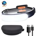 Lampe de poche aste USB étanche portable lampe de sauna batterie intégrée tête injuste