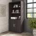 Hybrid Tall 5 Shelf Bookcase with Doors by Bush Business Furniture