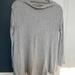 Free People Sweaters | Free People Ribbed Cowlneck Sweater Lightweight Casual Hangout Look Xs | Color: Gray | Size: Xs