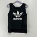 Adidas Tops | Adidas Originals Women Hawaii Trefoil Tank Top Size Xs High Low Hem | Color: Black/White | Size: Xs