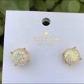 Kate Spade Jewelry | Kate Spade Opal Glitter Gold Earrings | Color: Gold | Size: Os