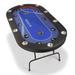 Acem 83.8" 10 - Player Rubberwood Poker Table Felt | 31.7 H x 83.8 W x 41.7 D in | Wayfair MONO3893
