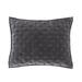 Rosdorf Park Annita Solid Quilted Faux Silk Velvet Romantic Western Decorative Pillow Sham in Brown | 21 H x 27 W in | Wayfair