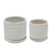 Foundry Select Hammered 2-Piece Ceramic Pot Planter Set Ceramic | 5.51 H x 6.02 W x 6.02 D in | Wayfair 1BFBA03905B9481DAFB66D03FD24EC5A