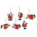 The Holiday Aisle® 12 Piece Santa Hanging Figurine Ornament Set Metal in Red/White | 4 H x 4 W x 1 D in | Wayfair 2A58E8246E3C46BCB1C92FF53FB29FD5
