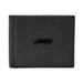 Men's Fossil Black James Madison Dukes Leather Ingram RFID Flip ID Bifold Wallet