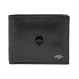 Men's Fossil Black UConn Huskies Leather Ryan RFID Passcase Wallet