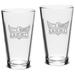 Tennessee Tech Golden Eagles 16oz. 2-Piece Classic Pub Glass Set