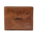 Men's Fossil Brown James Madison Dukes Leather Ryan RFID Passcase Wallet