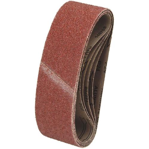 ECKRA 5 Schleifbänder P24 75×533 mm Körnung 24 Bandschleifer Schleifpapier