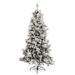 Home Heritage 6.5' Prelit Snowdrift Flocked Christmas Tree w/Berries & Pinecones - 29