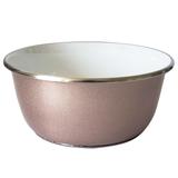 Deep Dog Bowl - Paw Print Design - Rose Gold by JoJo Modern Pets in Rose (Size 32 OZ)