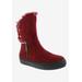 Women's Furry Boot by Bellini in Wine (Size 7 M)