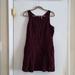 Free People Dresses | Free People Chenille Zebra Drop Waist In Mulberry | Color: Purple/Red | Size: 10