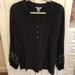 Lilly Pulitzer Tops | Lilly Pulitzer Embellished Elsa Top. Medium Euc | Color: Black/Gold | Size: M