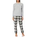 Emporio Armani Women's Pajama Party Set, Checklaurel, M (Pack of 2)