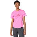 adidas Badge of Sport Logo Tee Screaming Pink/Wild Pink LG