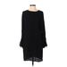 H&M Casual Dress - Shift: Black Print Dresses - Women's Size 2