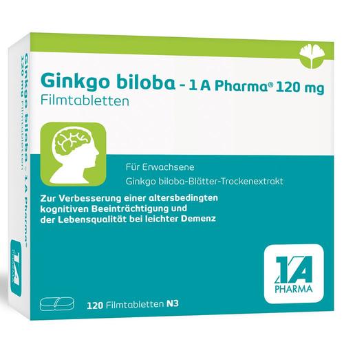 Ginkgo Biloba-1A Pharma 120 mg Filmtabletten St